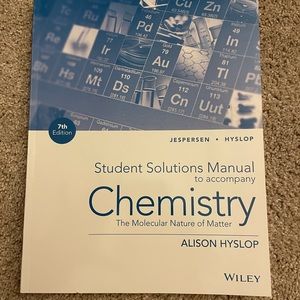 General Chemistry Student Solutions Manual